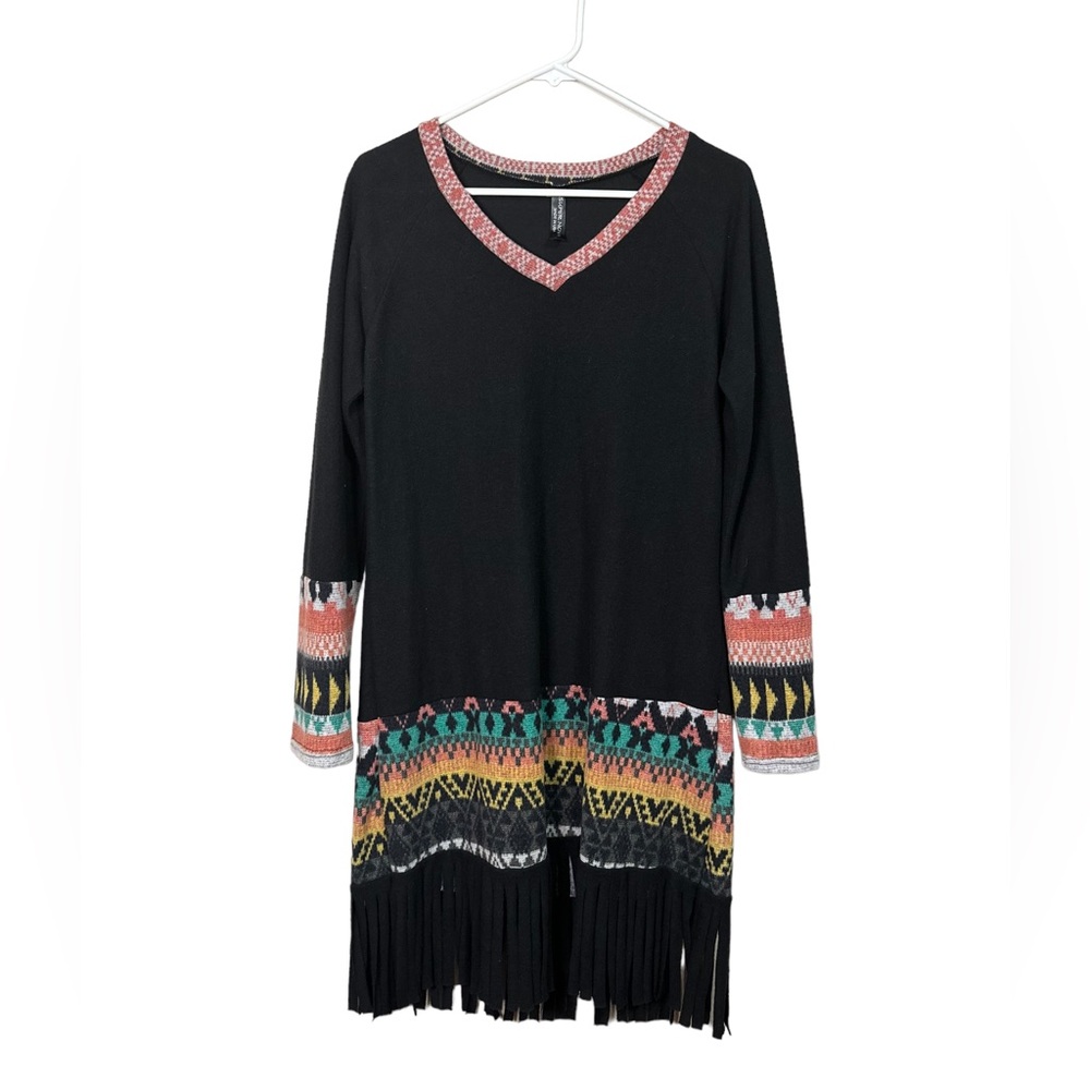 Super Nova Black Knit dress